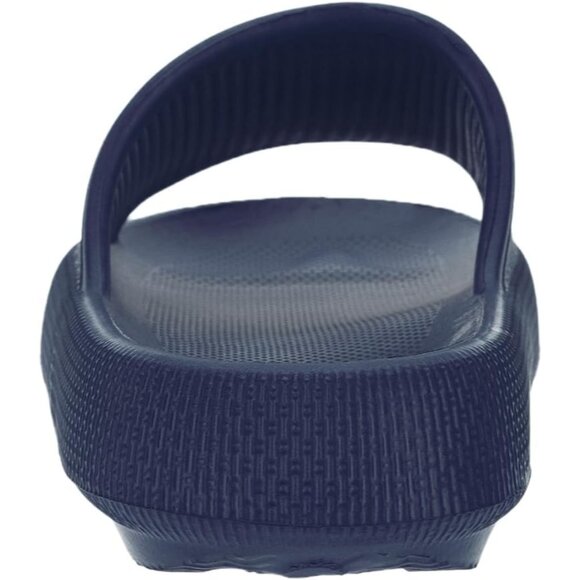 Women's Blue Pillow House Slides Slippers Shower Sandals Cushioned Thick Sole - Picture 5 of 6